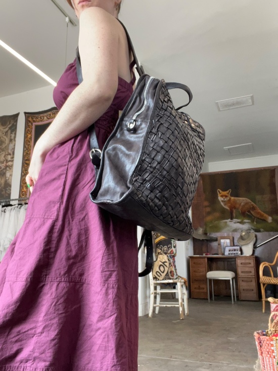 best leather backpack Kineño COLOR:MIDNIGHT/SLVR access water bottle pocket Marc Jacobs Small Nylon entrepreneur backpack